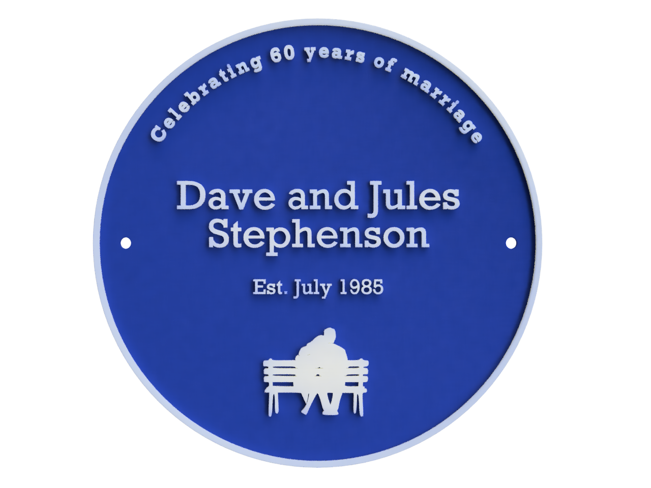 Custom National Heritage Blue Plaque Replica - The Landman