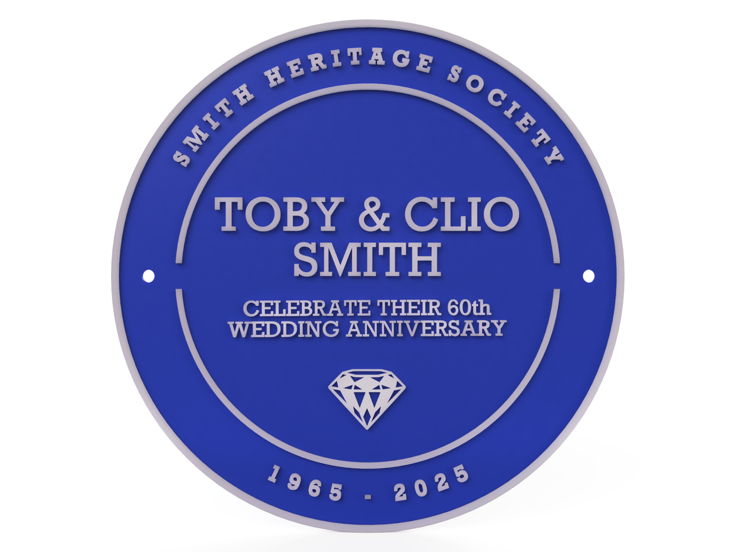 Custom National Heritage Blue Plaque Replica - The Lavin