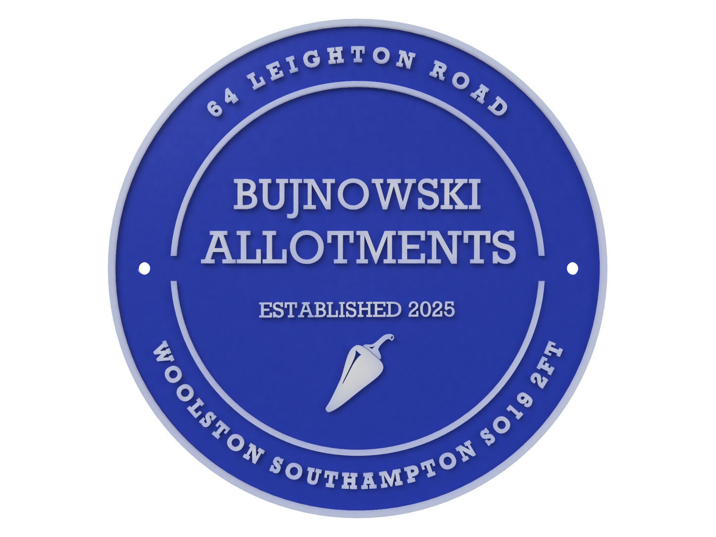 Custom National Heritage Blue Plaque Replica - The Lavin