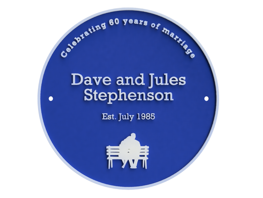 Custom National Heritage Blue Plaque Replica - The Landman