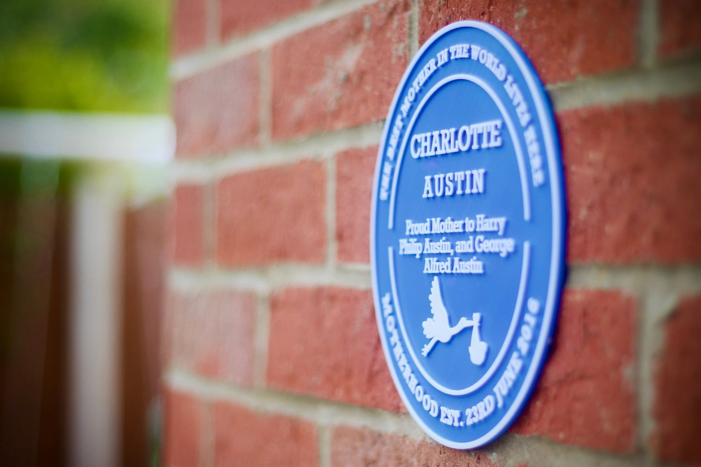 Custom National Heritage Blue Plaque Replica - The Lavin - The Hogarth Workshop