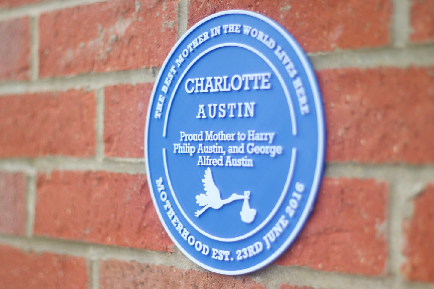Custom National Heritage Blue Plaque Replica - The Lavin - The Hogarth Workshop