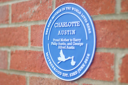 Custom National Heritage Blue Plaque Replica - The Lavin - The Hogarth Workshop